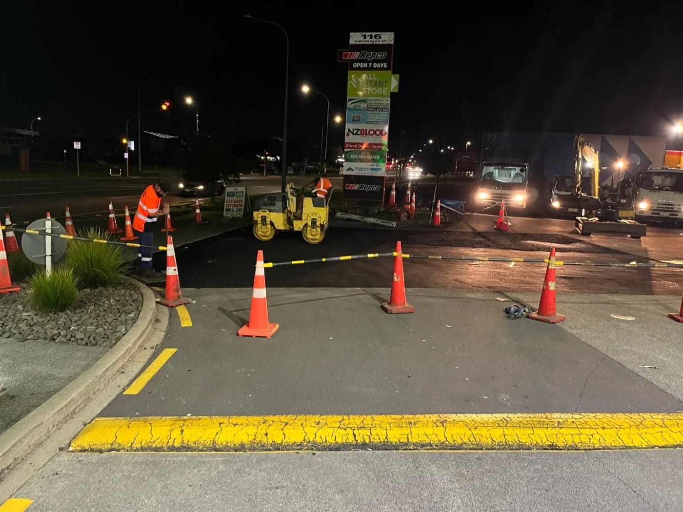 Commercial asphalting